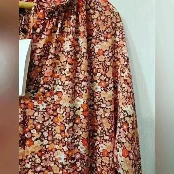 NWT O.P.T FLORAL MIDI DRESS - Picture 2 of 5